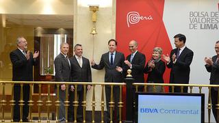 BBVA dio el campanazo en la BVL por sus 60 años en el mercado bursátil