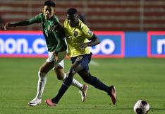 Ecuador vs. Bolivia en vivo por televisión: ¿En qué canales transmiten el partido, alineaciones y a qué hora empieza?