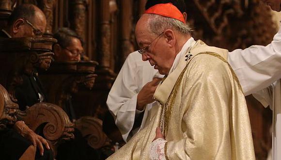 Congresistas criticaron al arzobispo de Lima, cardenal Juan Luis Cipriani, por comentar sobre abusos contras las mujeres. (Foto: El Comercio)