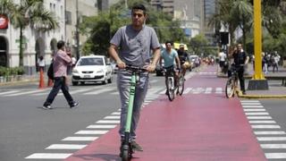 MTC prohíbe circulación de scooters eléctricos en veredas y limita su velocidad máxima