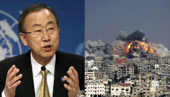 Ban Ki-moon se declara decepcionado por la violencia en Gaza