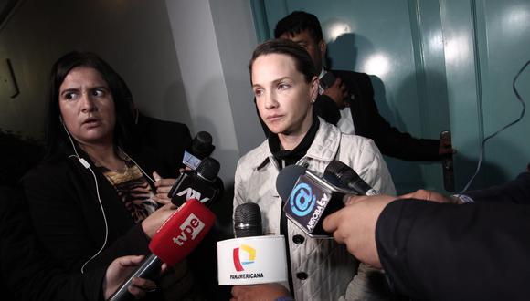 Luciana León es investigada por sus presuntos vínculos con Los Intocables Ediles (Foto: GEC)