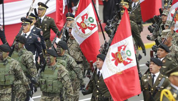 La Gran Parada Militar se realizará el 29 de julio en marco de las actividades oficiales por Fiestas Patrias. (Alonso Chero)