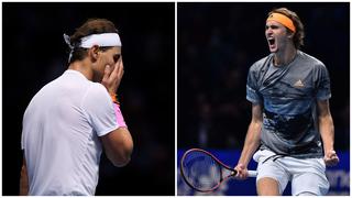 Rafael Nadal eliminado del ATP World Tour Finals 2019: el punto de Alexander Zverev que dejó afuera al tenista español | VIDEO