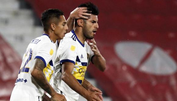 Carlos Zambrano marcó el último fin de semana su primer gol con camiseta de Boca Juniors en el empate 1-1 contra Independiente | Foto: Boca Juniors