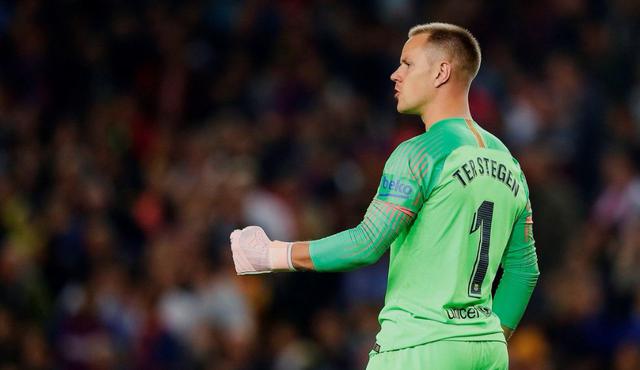 Barcelona vs. Athletic Bilbao: Ter Stegen salvó su arco del 1-0 con descomunal atajada a una mano | VIDEO. (Foto: Captura de pantalla)