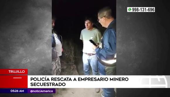 Liberan a empresario secuestrado en Trujillo. (Foto: América Noticias)