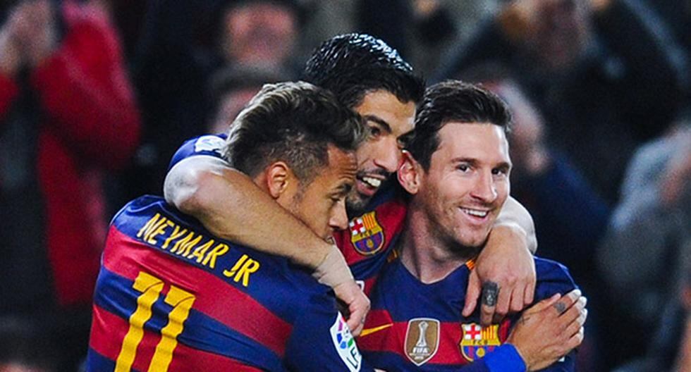 Barcelona tiene otro record por la capacidad de Lionel Messi, Luis Suárez y Neymar. (Foto: Getty Images)