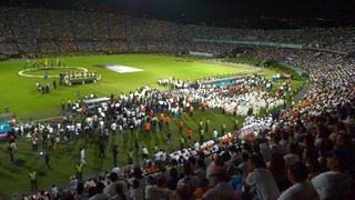 Atlético Nacional rindió emotivo homenaje a club Chapecoense