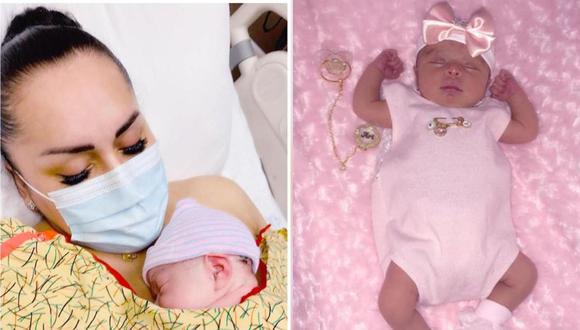 Esbeidy Reyes pudo dar a luz y así conocer a su hija Ari Amor Vargas, quien no fue contagiada de coronavirus. (Fotos: Esbeidy Reyes)