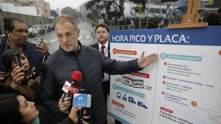 ‘Pico y Placa’: Muñoz asegura que excluir a La Molina no se hizo por presiones