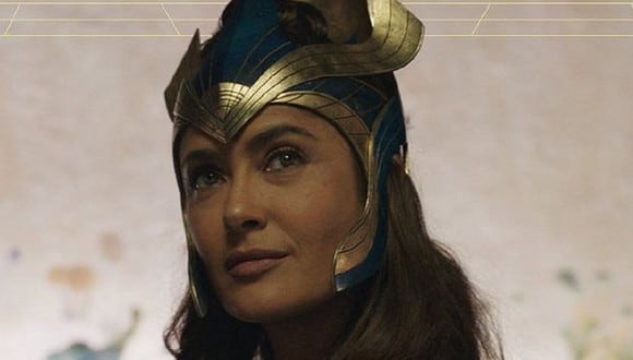 Salma Hayek se sumó al MCU como Ajak, una de las figuras de “Eternals” (Foto: Marvel Studios)