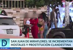 Vecinos protestan ante aumento de prostitución en San Juan de Miraflores