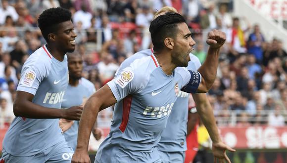 Radamel Falcao sigue imparable con la indumentaria del Mónaco. El delantero colombiano volvió a marcar. Su nueva víctima fue el Dijon FCO. (Foto: AFP)