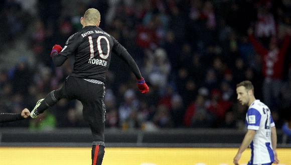 Bayern Múnich: Arjen Robben y un golazo tras taco de Müller