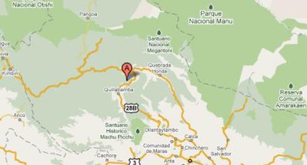 Ataque ocurrió a dos kilómetros del poblado de Kepashiato. (Imagen: maps.google.com)