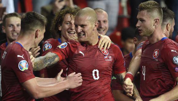 Ondrasek anotó el gol de la victoria en el triunfo de República Checa sobre Inglaterra. (Foto: AFP)