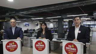 Candidatos por San Isidro Francesco Petrozzi y César Combina debatieron en El Comercio