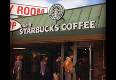 Una parodia de Starbucks causa furor en Los Ángeles