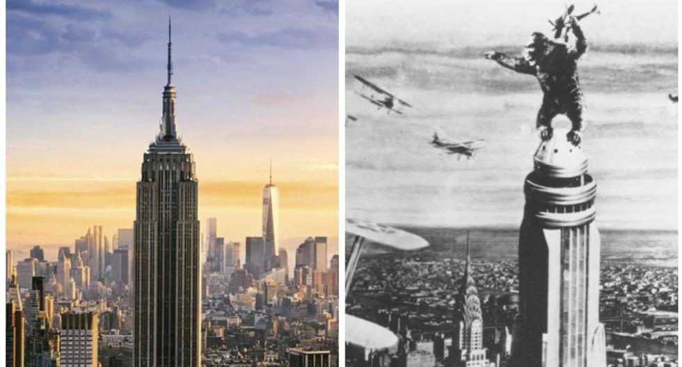 El Empire State, un ícono de Nueva York y la cultura popular, acaba de cumplir 90 años. Ha sido escenario de decenas de películas, pero su aparición en King Kong elevó su status a símbolo de Estados Unidos. (Foto: AFP / AP)