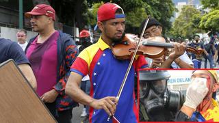 Venezuela: Conocido violinista opositor fue atacado con perdigón en la cara
