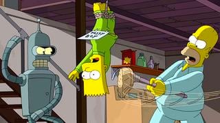 "Los Simpson": mira un adelanto del crossover con "Futurama"