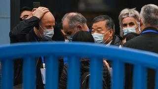 Expertos de la OMS visitan mercado de Wuhan, donde hubo el primer brote de coronavirus