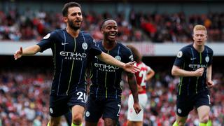 Manchester City a la defensa de su título: ganó 2-0 a Arsenal de visita por la Premier