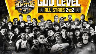 God Level All Stars 2022, 2 vs 2 en vivo desde Madrid: día, horario, participantes y dónde ver el evento de Freestyle