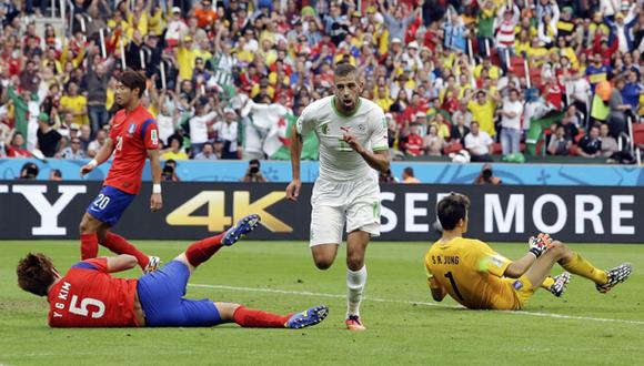 Argelia venció 4-2 a Corea y sueña con octavos del Mundial