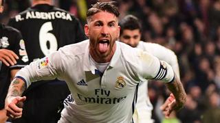 La eufórica narración del gol de Sergio Ramos en la TV inglesa