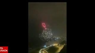 Fiestas Patrias: fuegos artificiales iluminaron el cielo de la Costa Verde por el Bicentenario | VIDEO