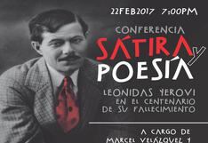 Biblioteca Nacional del Perú organiza conferencia sobre Leonidas Yerovi