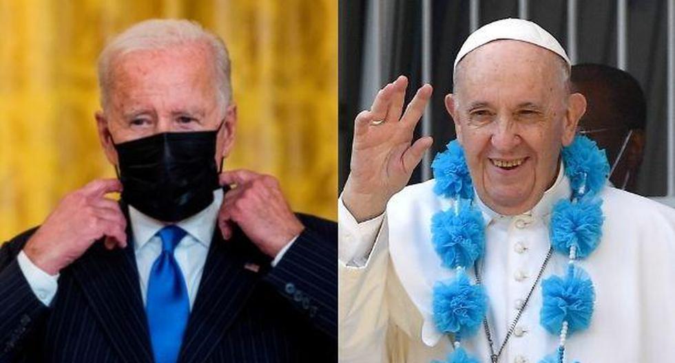 Joe Biden y el papa Francisco charlarán sobre cómo ponerle fin a la pandemia. (Foto: JIM LO SCALZO | LUCA ZENNARO | EFE)