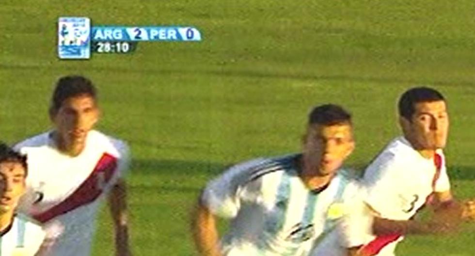 Segundo gol de Argentina. (Foto: Captura)
