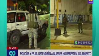 Callao: Policía Naval bloquea vías y pide a personas retornar a sus viviendas | VIDEO
