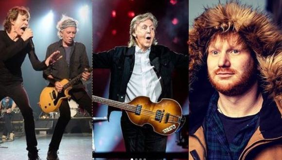 Paul McCartney, los Rolling Stones y Ed Sheeran, piden apoyo a la industria musical (Foto: Instagram)