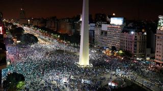 Miles en el Obelisco: el llanto de los hinchas argentinos