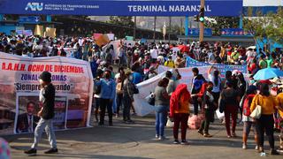 Buses del Metropolitano recortan su recorrido por bloqueo de la avenida Túpac Amaru y cierre de estaciones Naranjal e Izaguirre