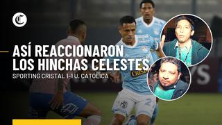 Sporting Cristal 1 - 1 U. Católica: La desazón de los hinchas celestes tras el empate 