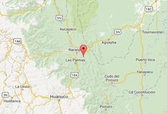 Huánuco: Sismo de 3,9 grados se produjo sin ser percibido