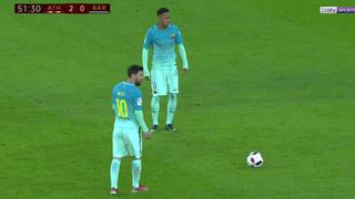 Lionel Messi y el gol de tiro libre que generó polémica