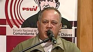 Venezuela: Cabello se defendió de acusación de narcotráfico