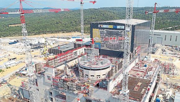 Vista aérea del sitio de construcción de ITER, en sur de Francia. (Foto: ITER)