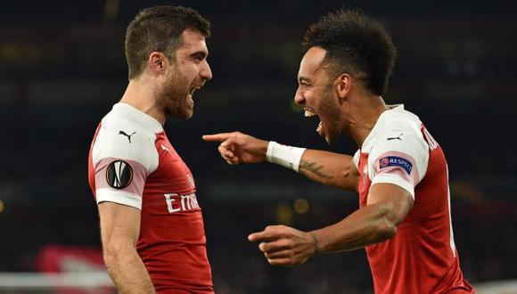 Arsenal vs. Bate Borisov: jugaron por los 16avos de la Europa League. | Foto: AFP