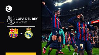 Barcelona vs. Real Madrid: a qué hora juegan y dónde ver el partido por Copa del Rey
