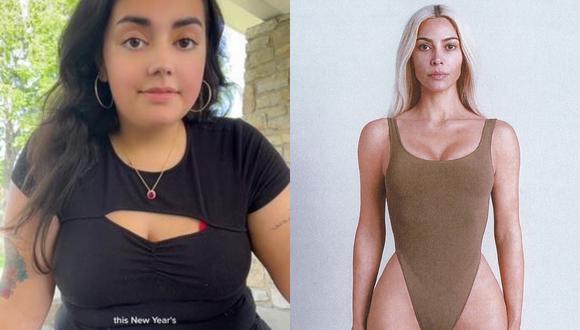 La joven de 22 años afirma que se salvó de morir en un tiroteo gracias a la famosa prenda modeladora de Kim.
(Fotos: TT @honeygxd, IG @kimkardashian)