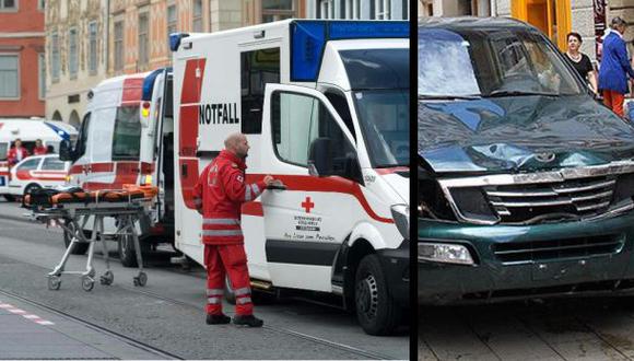 Austria: Mató a 3 tras arrollar con su auto a una multitud