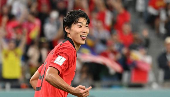 Cho Gue-sung es el goleador de Corea del Sur | Foto: AFP