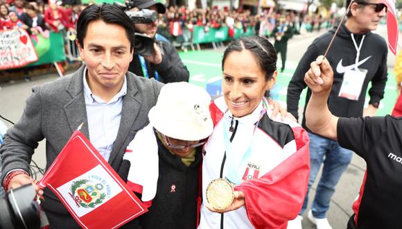 Gladys Tejeda: Medalla de oro en Maratón femenina. (Foto: Giancarlo Avila / GEC)